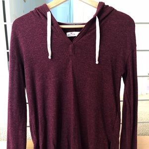 Maroon Hollister Pullover